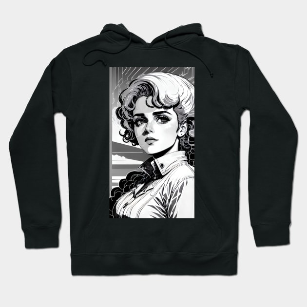 Captivating Portrait of a Beautiful Woman" Hoodie by SummerTshirt